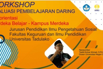 Workshop Evaluasi Pembelajaran Daring Berorientasi Merdeka Belajar-Kampus Merdeka